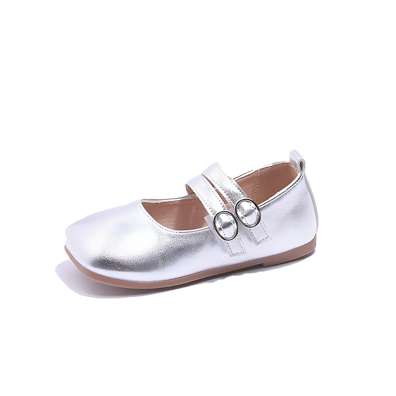 KK002 - Silver | Girls Flats
