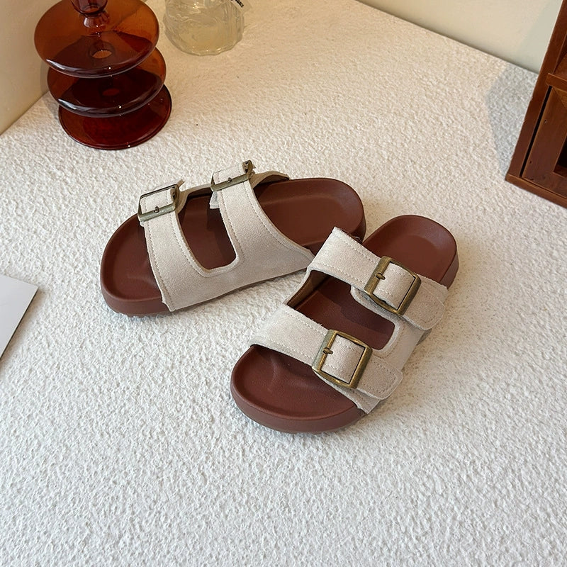 K888 - Beige | Kids Slide Sandals
