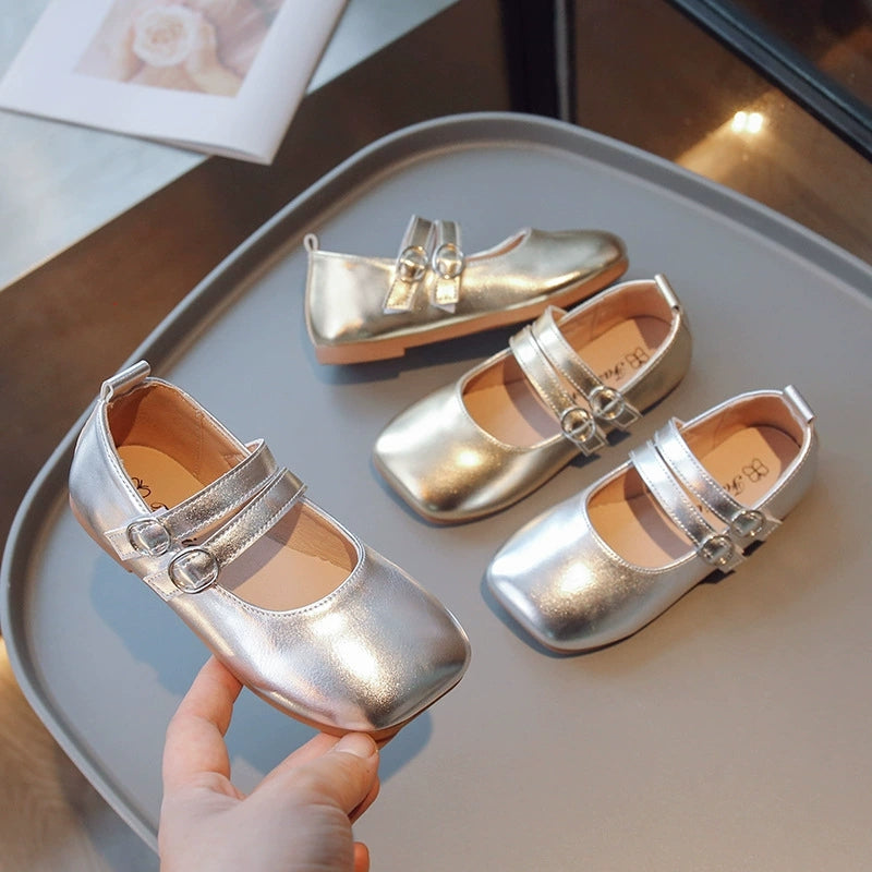 KK002 - Silver | Girls Flats