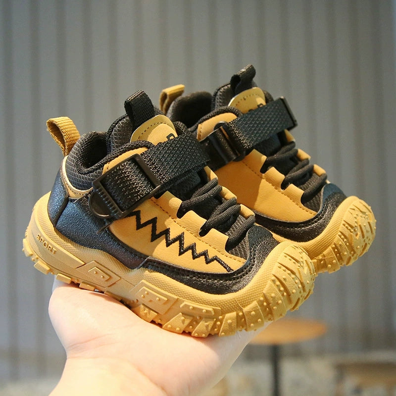 HTX687 - Yellow | Kids Sneakers