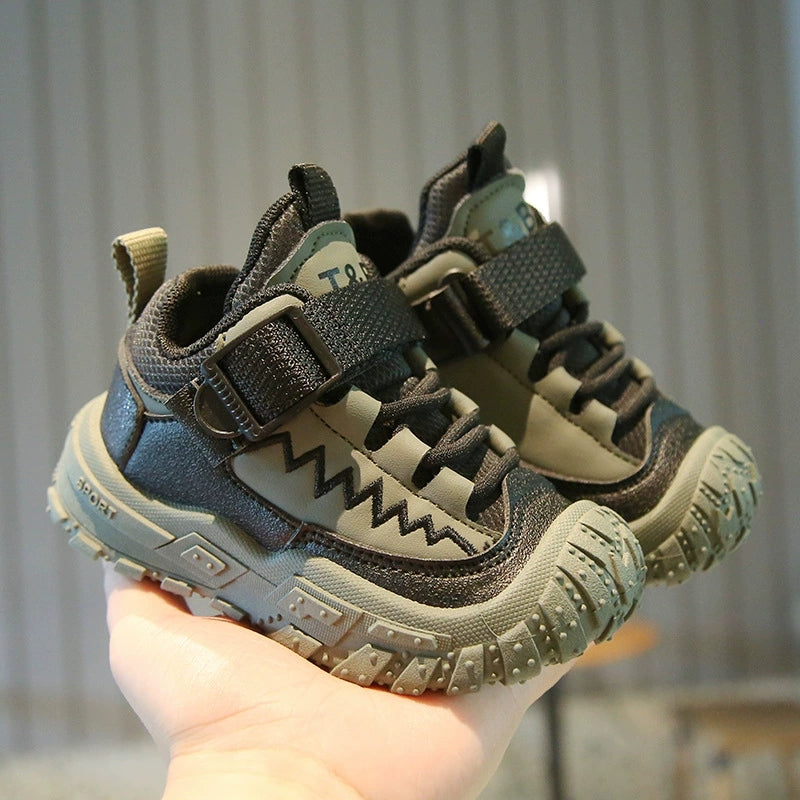 HTX687 - Green | Kids Sneakers