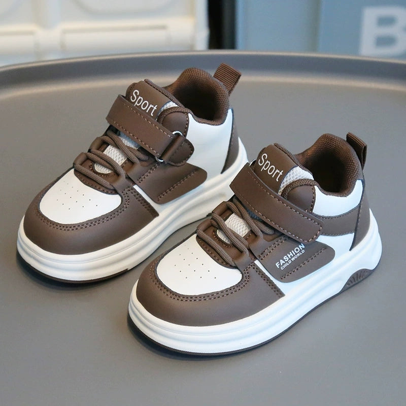 HTX676 - Brown | Kids Sneakers