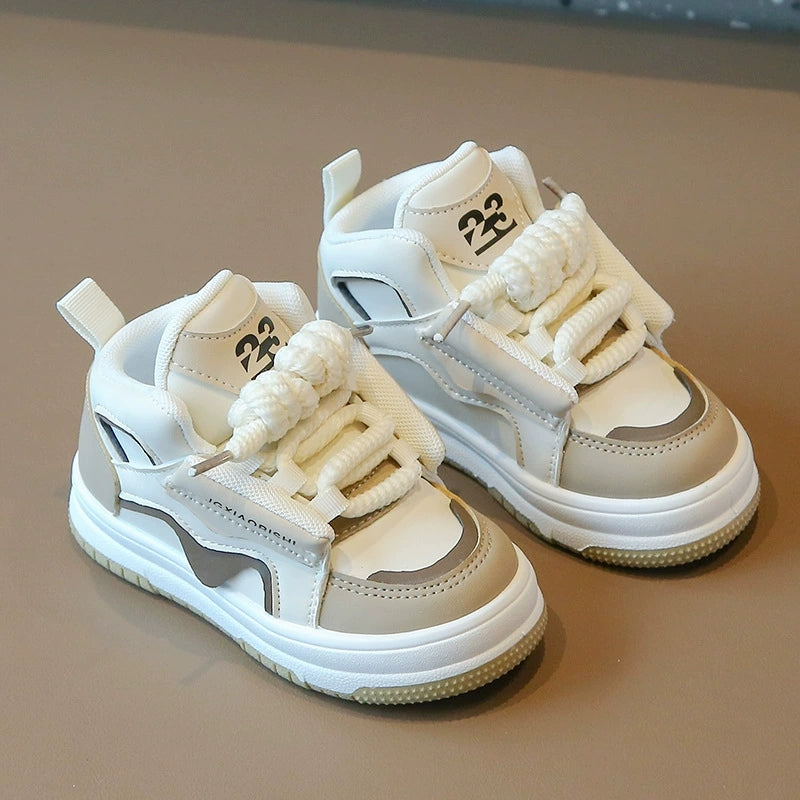HSY173 - Beige | Kids Sneakers