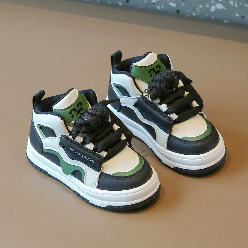 HSY173 - Black | Kids Sneakers