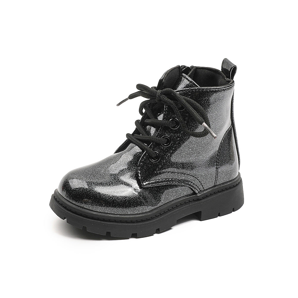 629 - Glitter Black | Kids boots