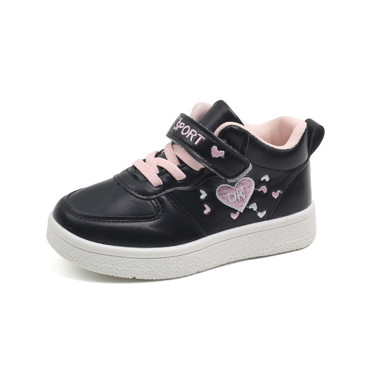 529 - Black | Kids Sneakers