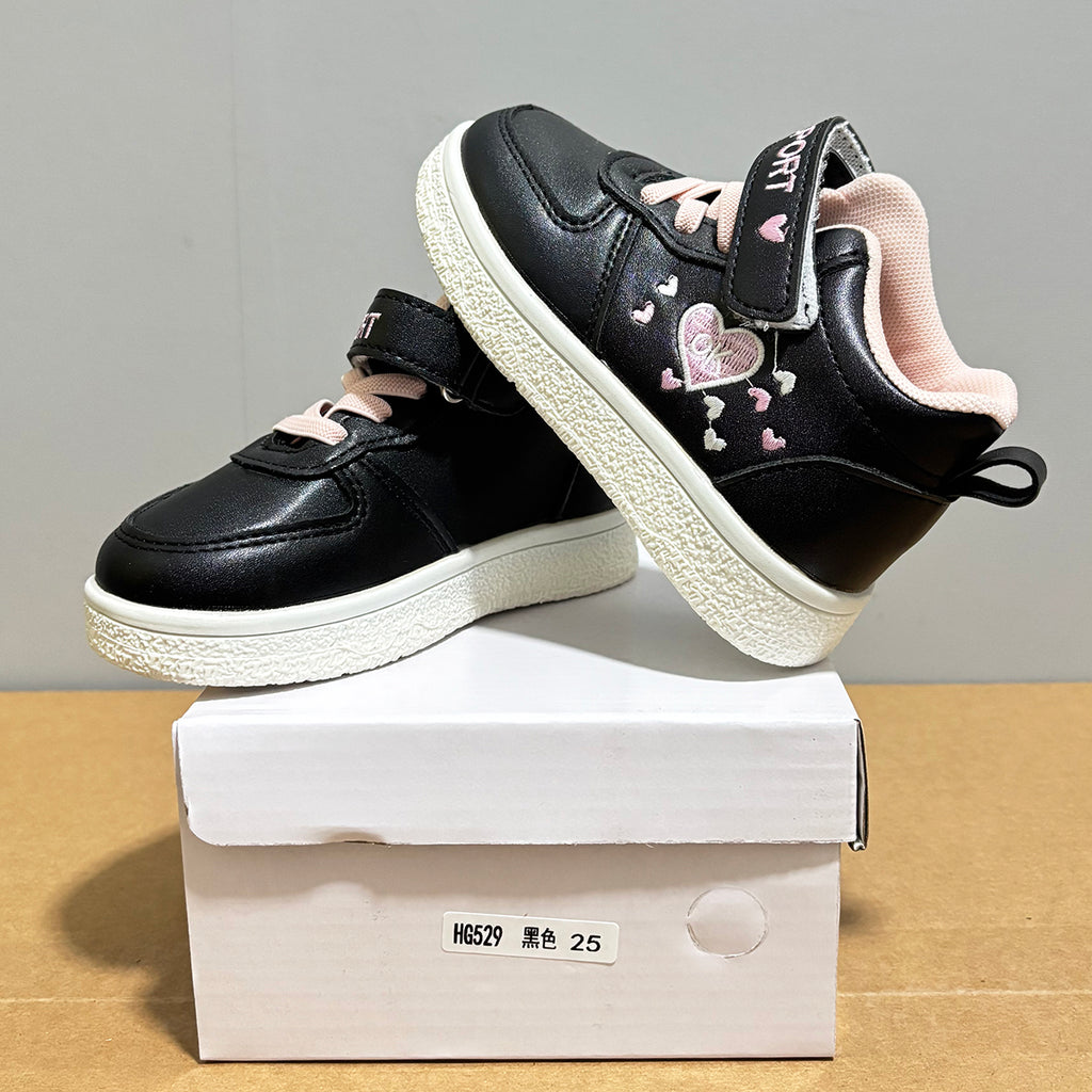529 - Black | Kids Sneakers