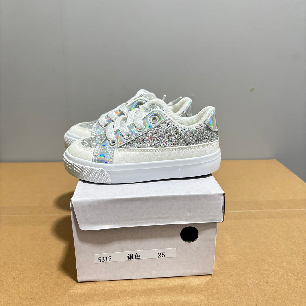5312 - Silver | Kids canvas shoes