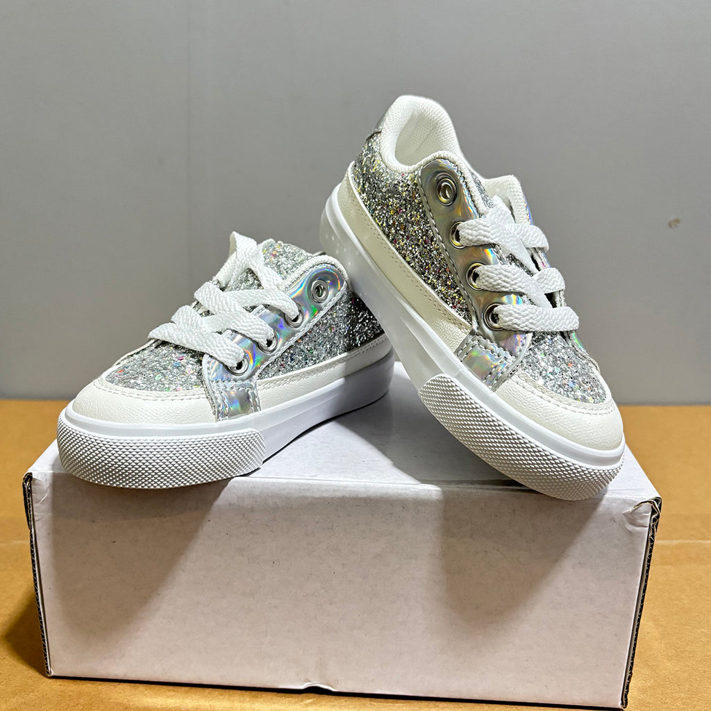 5312 - Silver | Kids canvas shoes