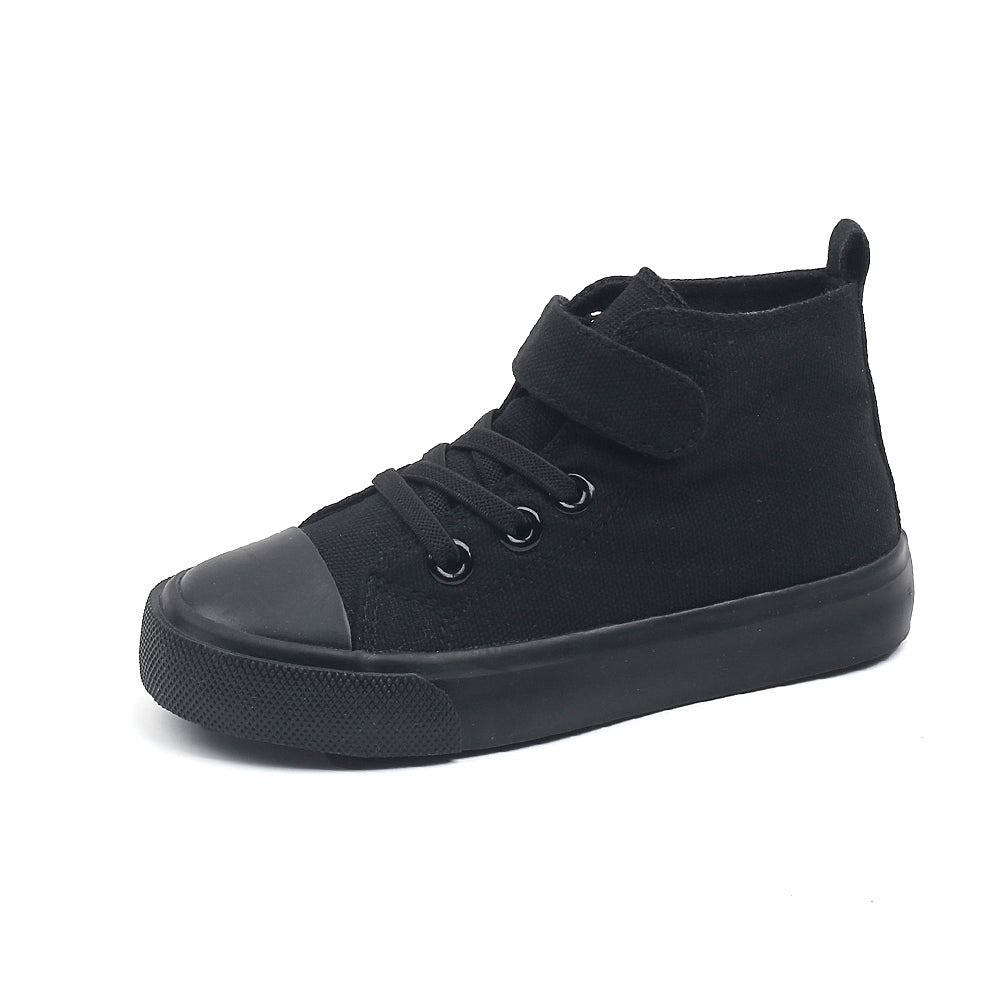 7210 - Black | Kids canvas shoes