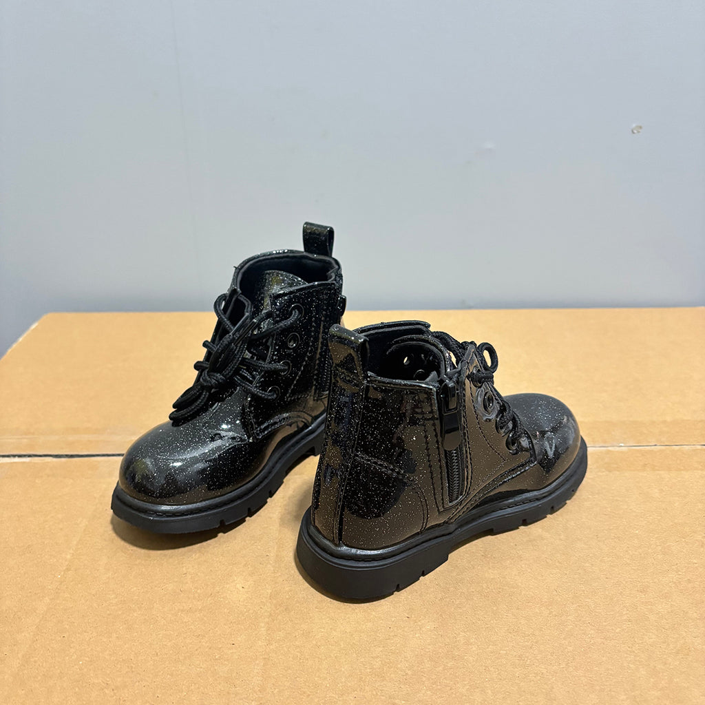 629 - Glitter Black | Kids boots