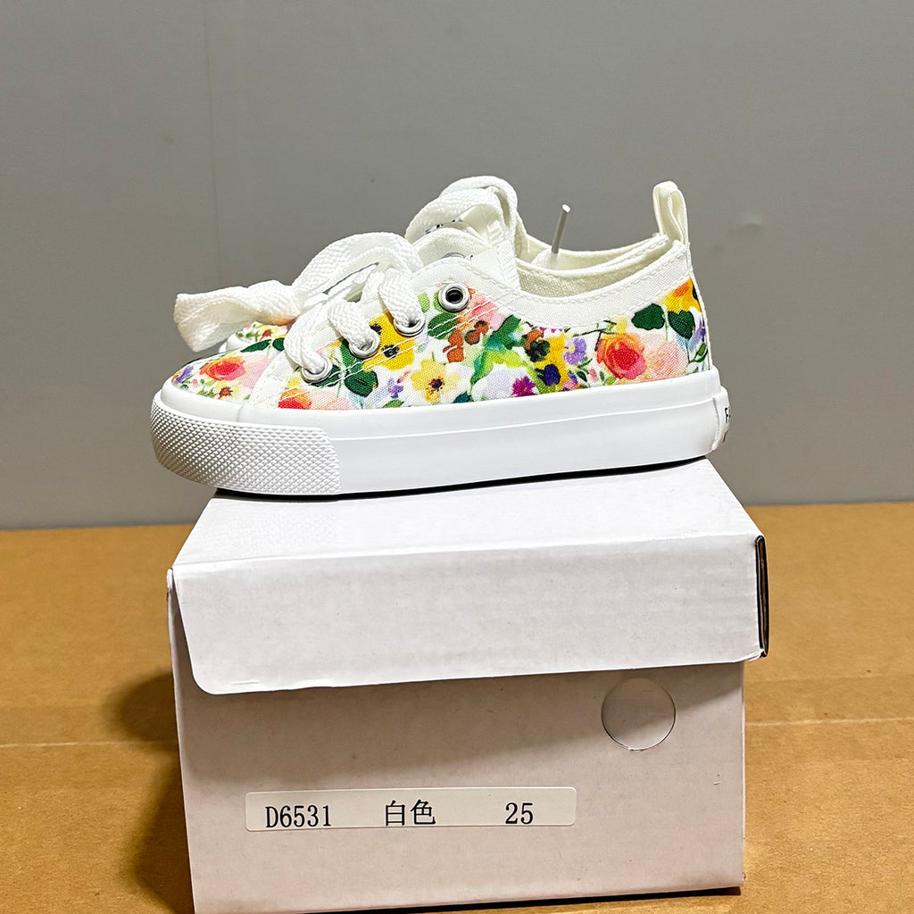 6531 - White | Kids canvas shoes