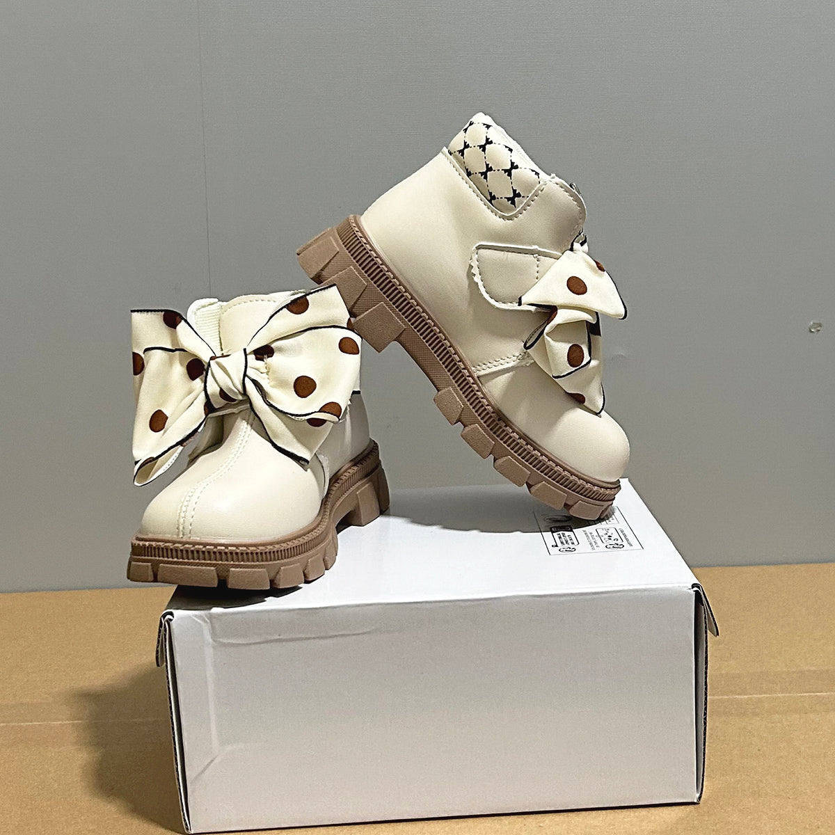 6631 - Beige | Kids boots