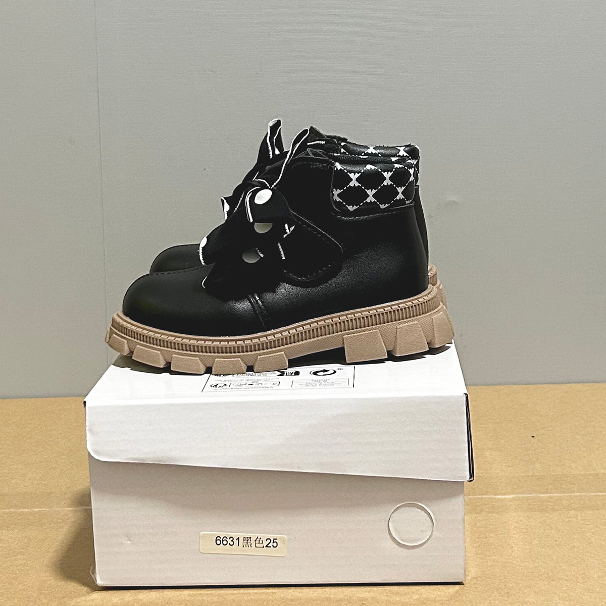 6631 - Black | Kids boots