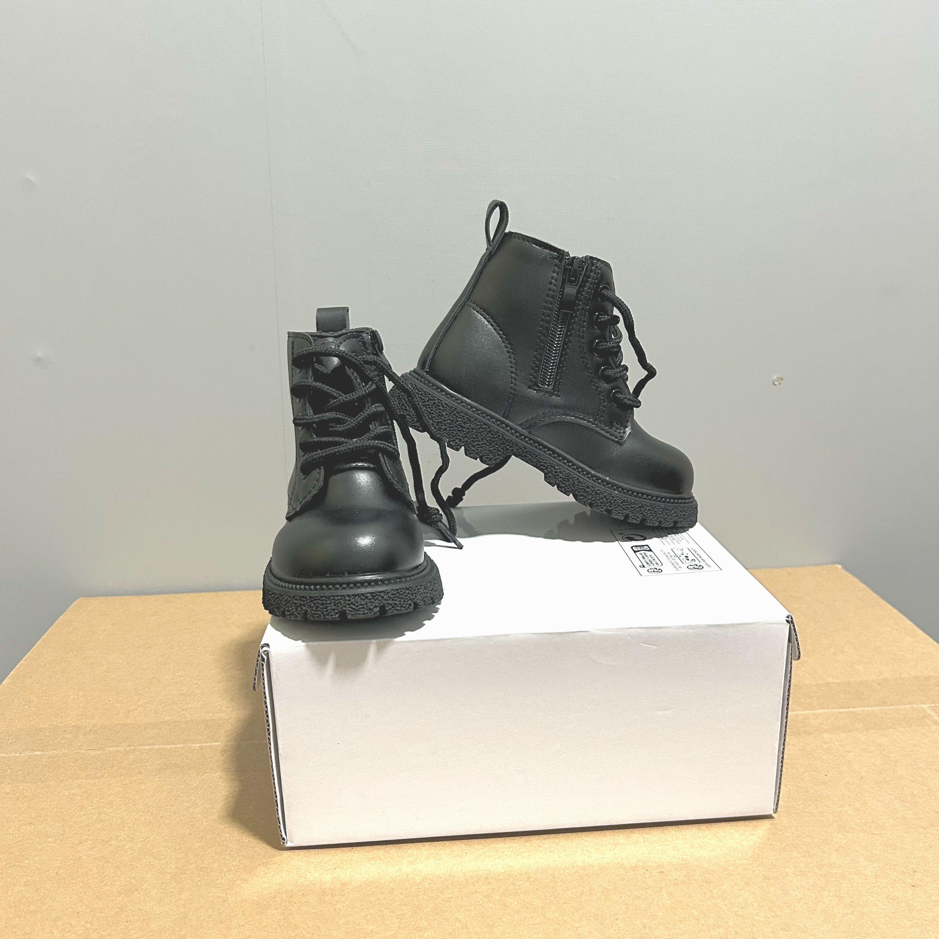 6650 - Black | Kids boots