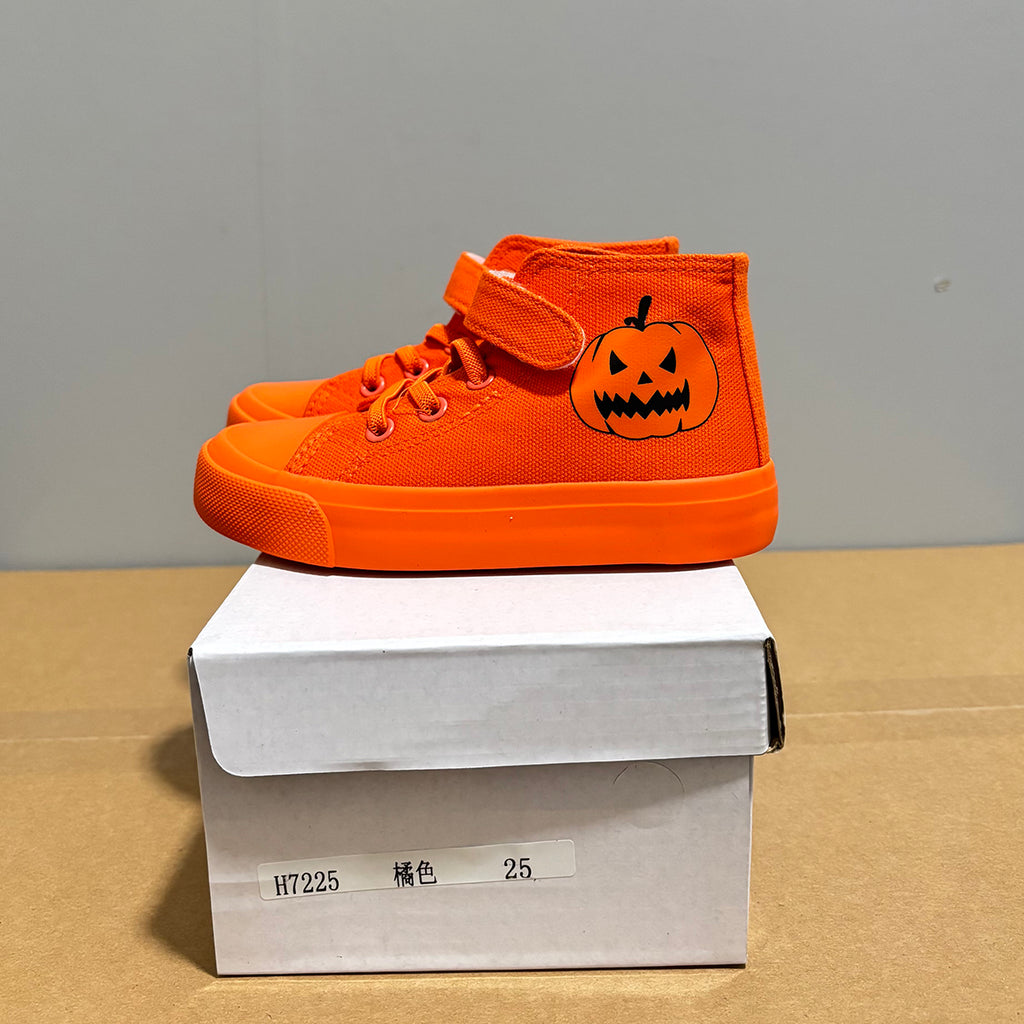 7225 - Orange | Kids canvas shoes