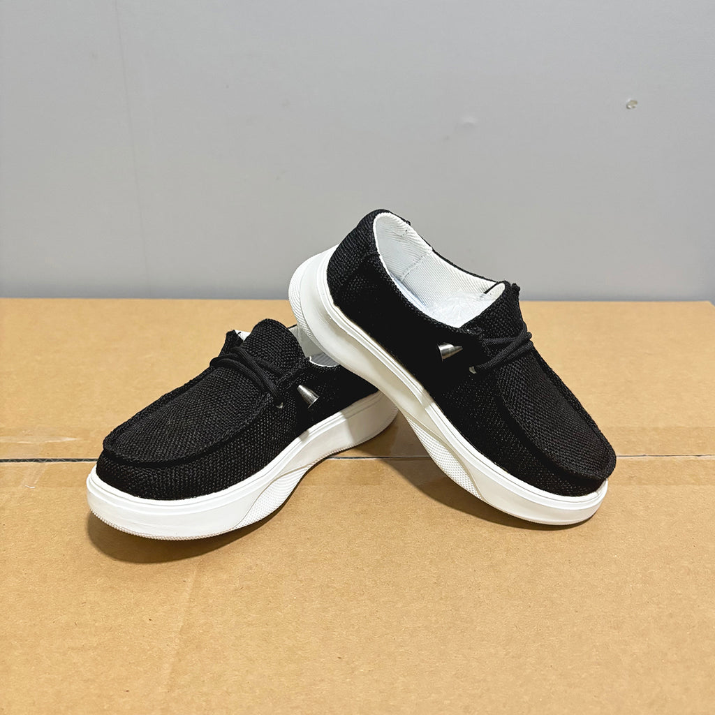 JX266 - Black | Kids casual shoes