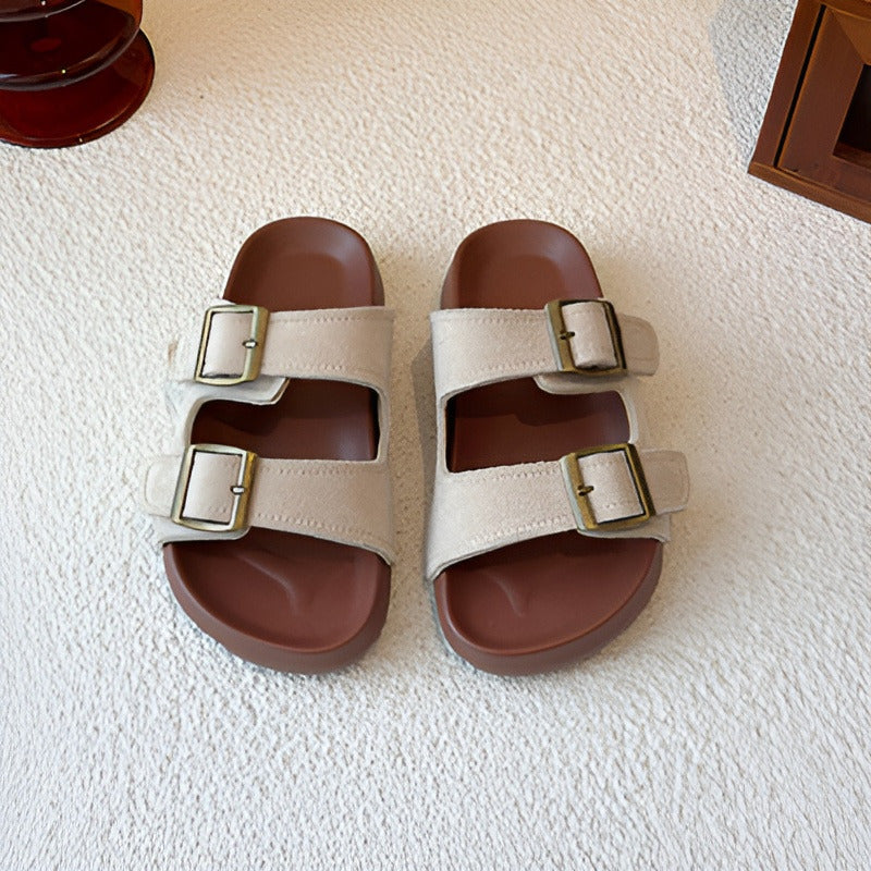 K888 - Beige | Kids Slide Sandals