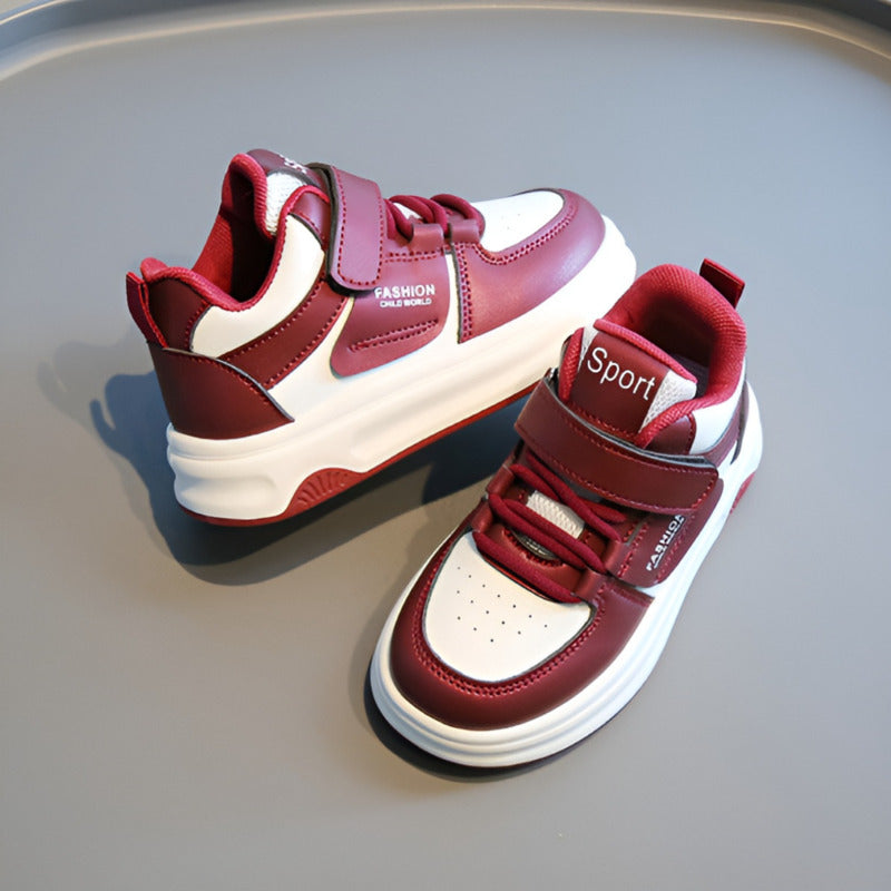 HTX676 - WineRed | Kids Sneakers