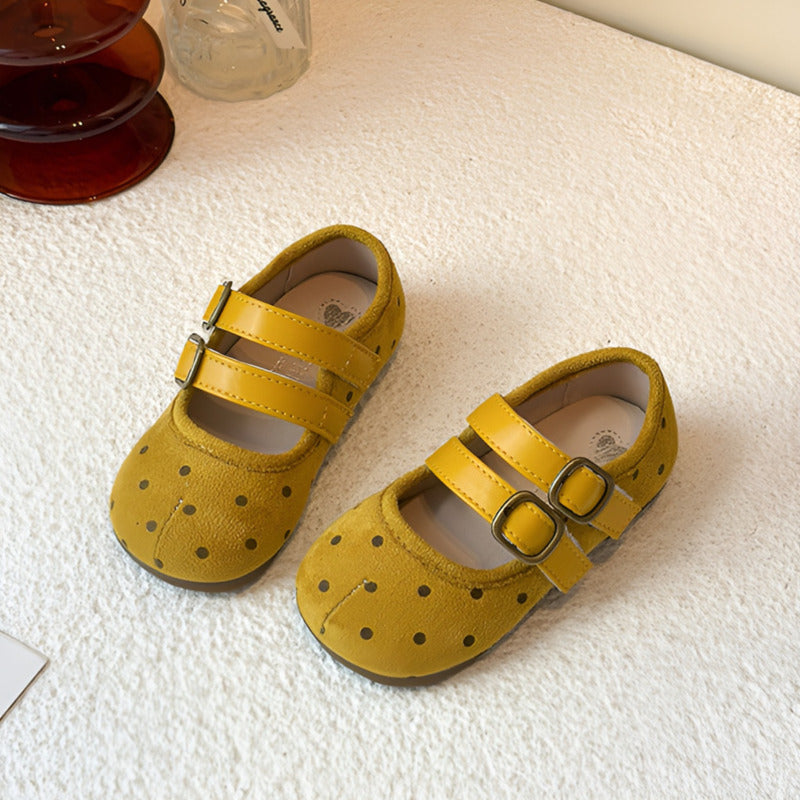 K599 - Yellow | Girls Flats