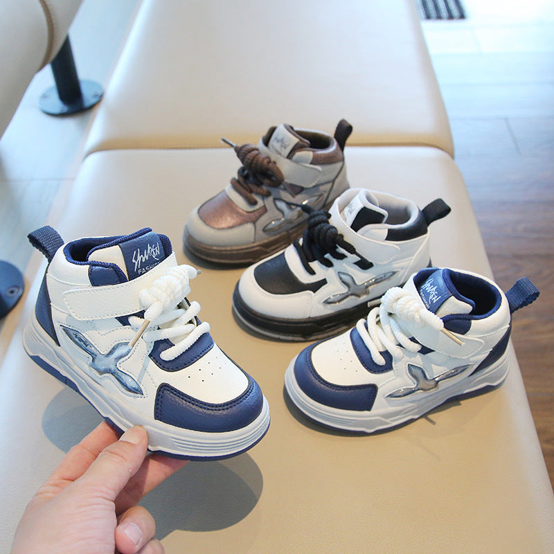 HTX685 - Navy | Kids Sneakers