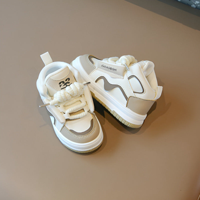 HSY173 - Beige | Kids Sneakers