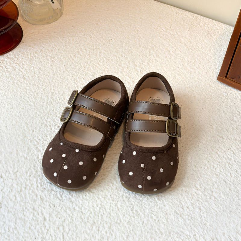 K599 - Brown | Girls Flats