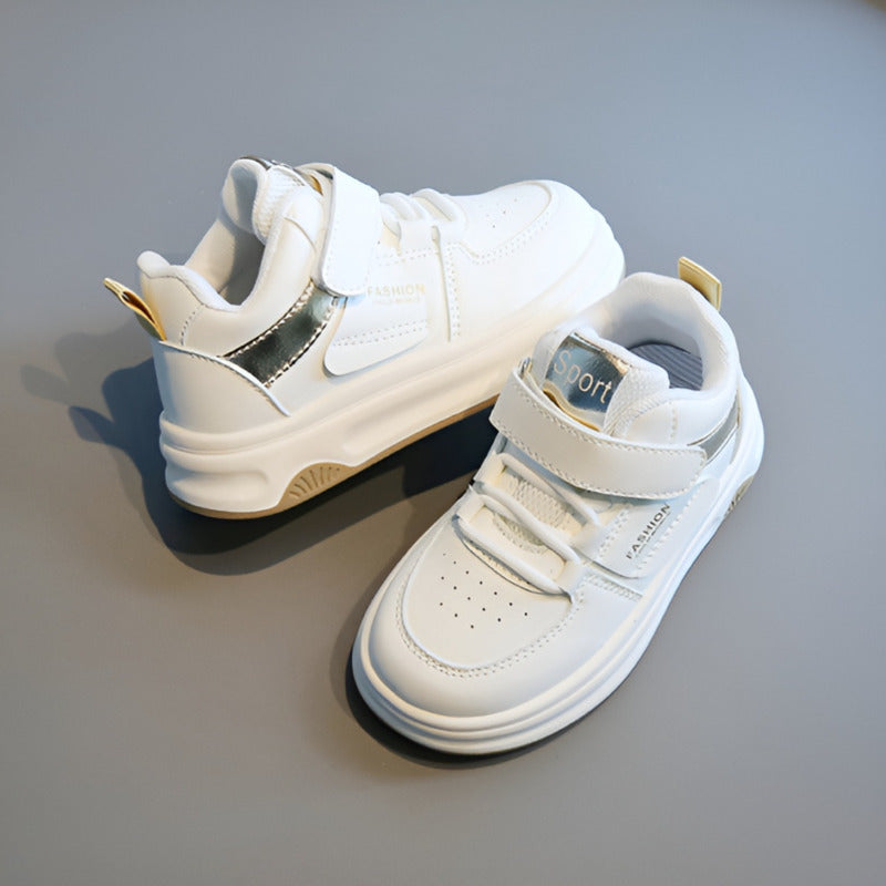 HTX676 - White | Kids Sneakers