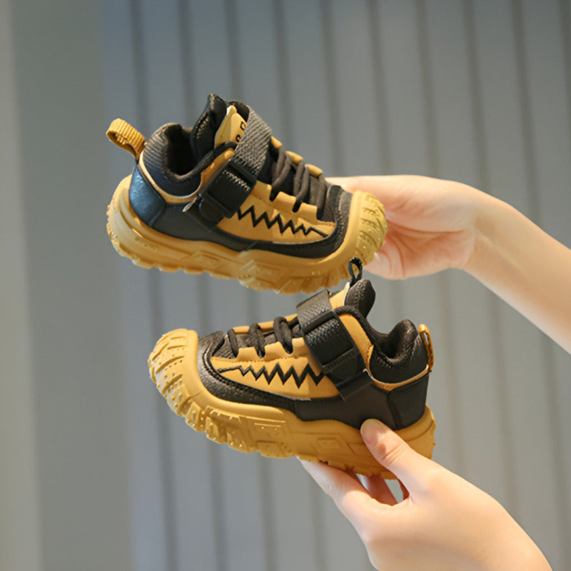 HTX687 - Yellow | Kids Sneakers
