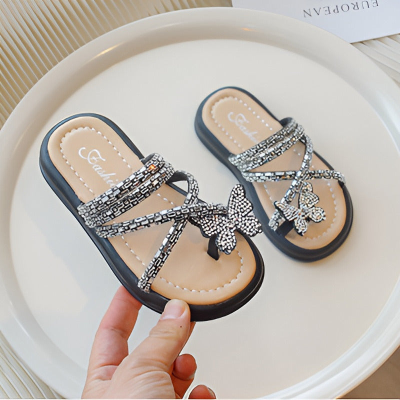 K712 - Black | kids Filp Flops