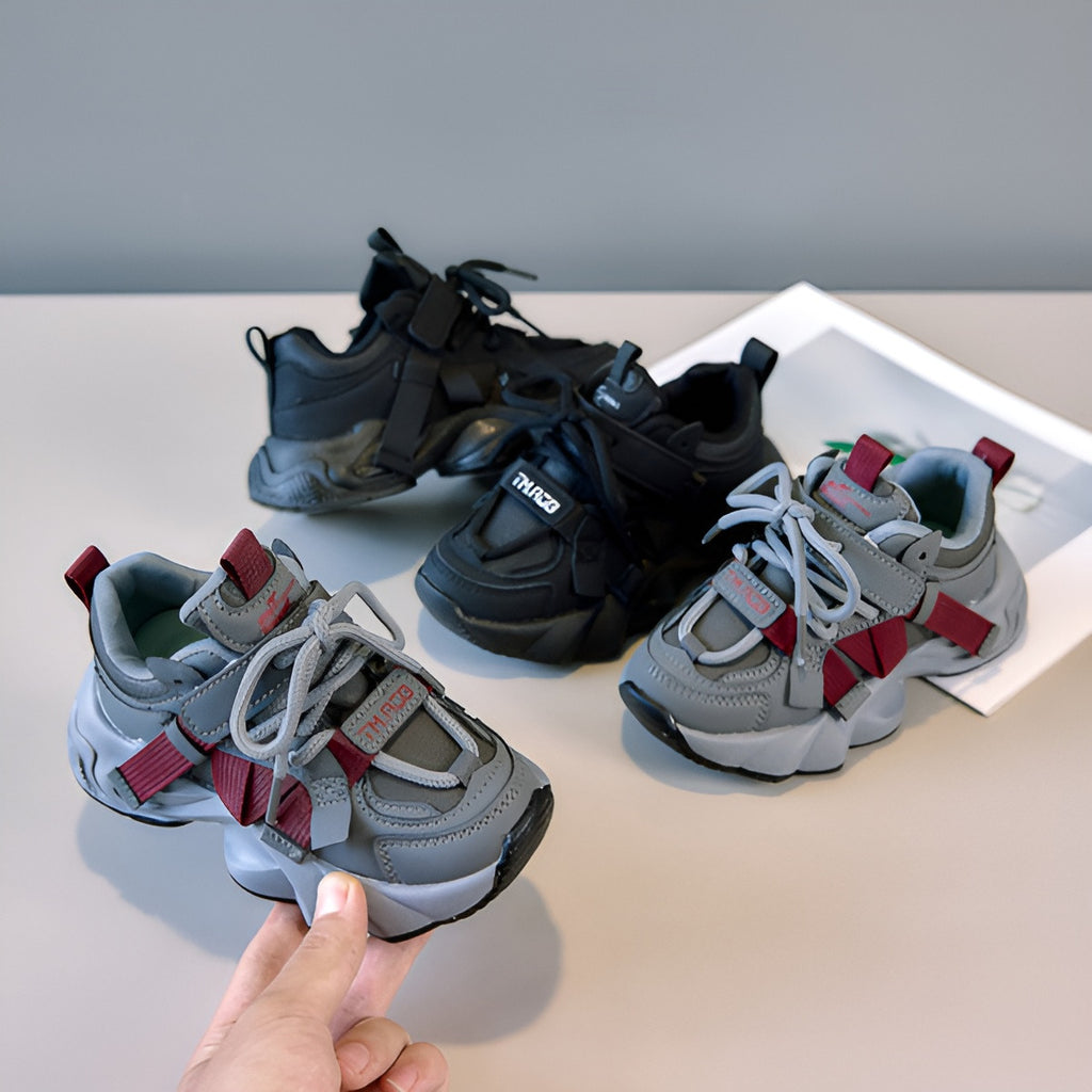 X8119 - Gray | Kids Sneakers