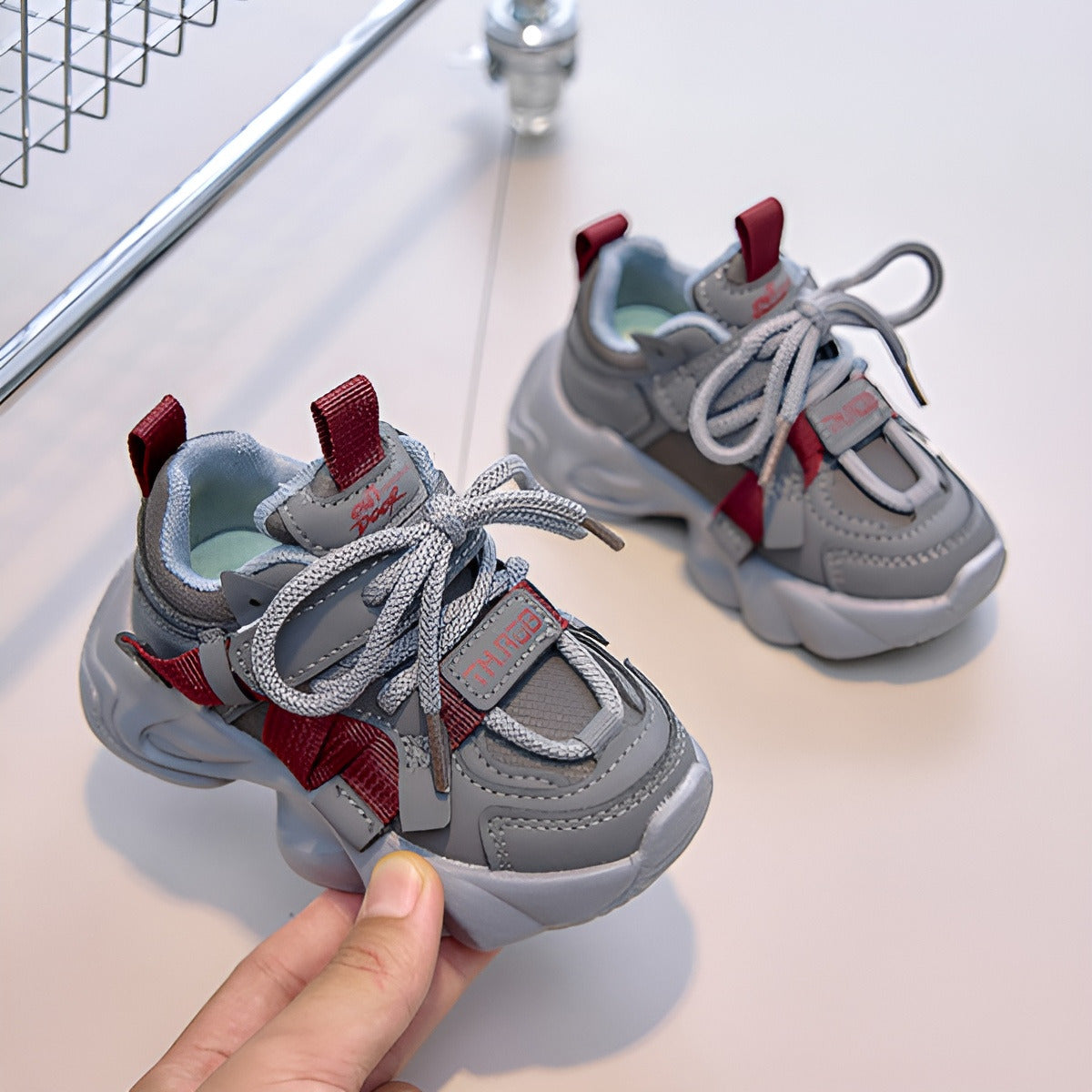 X8119 - Gray | Kids Sneakers