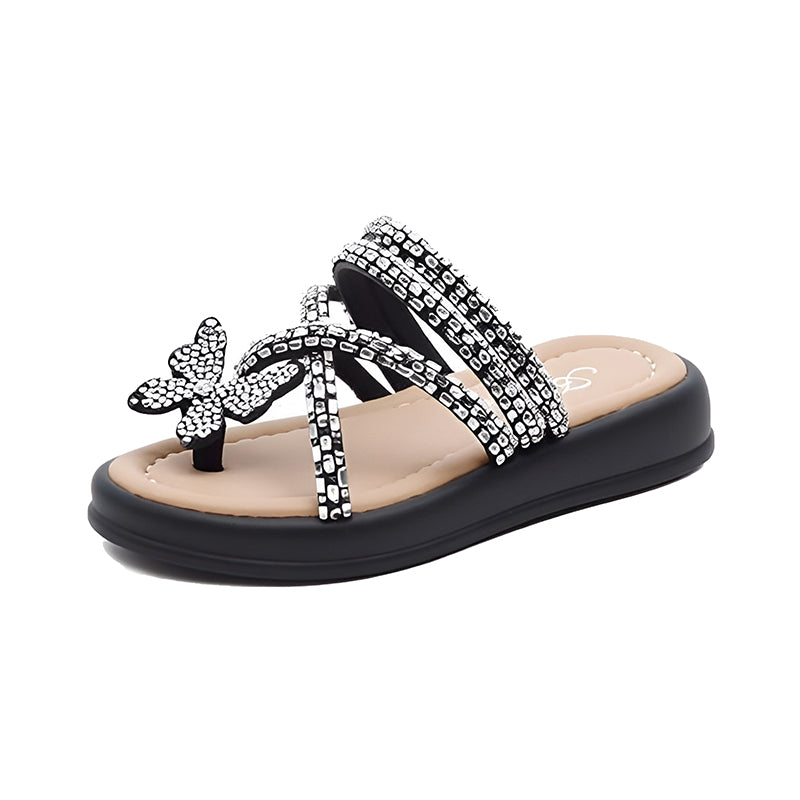 K712 - Black | kids Filp Flops