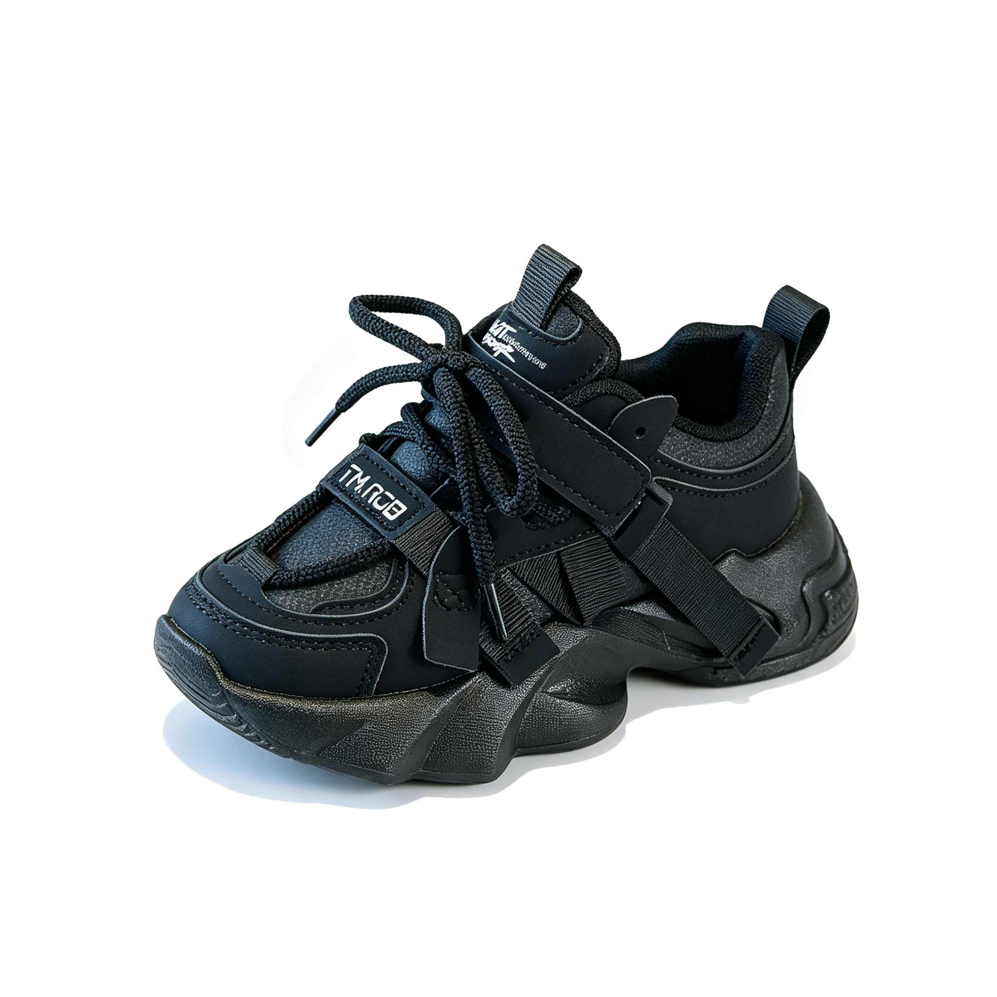 X8119 - Black | Kids Sneakers